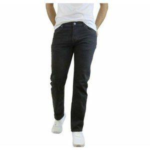 Native Jeans Mens Slim Fit Black Jeans 40x32